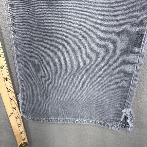 Vintage Guess Jeans Mens Sz 32x34 (30x32) Gray Faded Distressed Minimalist Denim - Picture 5 of 16